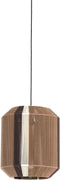 Light & Living Hanglamp Kozana - Donkerbruin - Ø36cm - Modern - Hanglampen Eetkamer, Slaapkamer, Woonkamer