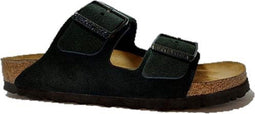 Birkenstock Arizona SFB VL Narrow Slippers - Suède - Smal - Black - Maat 43