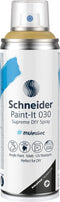 Schneider spuitbus verf - Paint-it 030 - DIY spuitverf - acrylverf - 200ml - goud - S-ML03050066