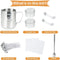 DIY Kaarsenmaker Set - 600ml Kaarsenbeker - Inclusief 50 Lonten en 2 Kaarsglazen