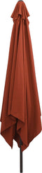 vidaXL - Vierkante - Tuinparasol - 295x245 - cm - Terracotta