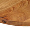 vidaXL - Tafelblad - rond - Ø - 90x2,5 - cm - massief - ruw - mangohout
