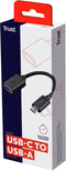 Trust 20967 - USB-C naar USB-A Adapter - 10 Gbps - Zwart