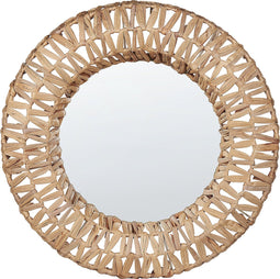 SABAOI - Wandspiegel - Natuurlijk - Waterhyacinth