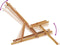 vidaXL - Strandstoel - inklapbaar - massief - eucalyptushout - en - stof - beige