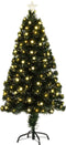 Luca Lighting Mercury Kunstkerstboom met Fibre Optic Verlichting - H120 x Ø55 cm - Groen