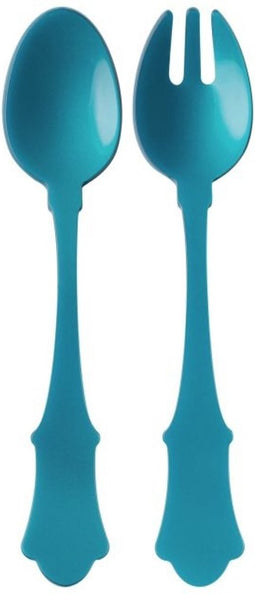 Sabre Salade Set Salade Bestekset Acryl Old Fashion Turquoise