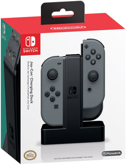 PowerA PA1501406 - Oplaadstation - Laadt 4 Joy-Con-controllers tegelijk op - Zwart