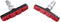 Saccon Remblokkenset Pm22r V-brake 60 Mm Zwart/rood