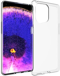 Accezz Clear Backcover - Oppo Find X5 5G - Schokbestendig - Transparant