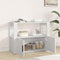 vidaXL Dressoir - 80x30x60 cm - bewerkt hout - wit