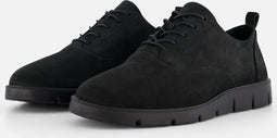 ECCO Bella - Lage Sneakers - Nubuckleer - Zwart - Maat 42