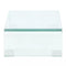 vidaXL - Tv-meubel/monitorverhoger - transparant - 40x25x11 - cm - glas