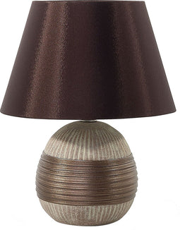 SADO - Tafellamp - Bruin - Porselein