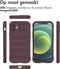 imoshion Hoesje - Geschikt voor iPhone 12 - EasyGrip Backcover - Aubergine