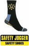 SAFETY JOGGER Werksok geel / zwart - bundel 3 paar - Maat 43 - 47