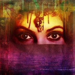 Safaary - Arabisch schilderij Arabian Hana Geel - 100x100 CM