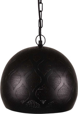 Safaary - Arabische Hanglamp Amaira Zwart Goud Ø 28 x 27cm