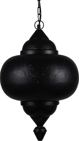 Safaary - Arabische Hanglamp Ines Zwart Goud Ø 33 x 52cm