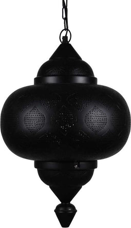 Safaary - Arabische Hanglamp Salama Zwart Goud Ø 33 x 52cm