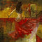 Safaary - Arabische Schilderij Buikdanseres Rood Goud - 60x2 CM