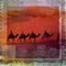 Safaary - Arabische schilderij Herd Of Camels Oranje - 100x100 CM
