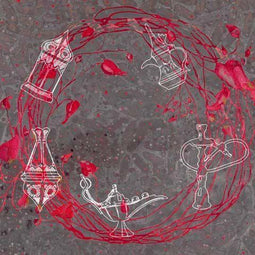 Safaary - Arabische schilderij Oriëntaalse Mix Taupe - 100x2 CM