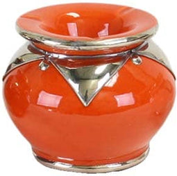 Safaary - Asbak met metaal Oranje Ø 12 x 9cm
