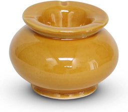 Safaary - Asbak Okergeel Ø 12 x 9cm