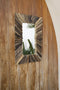 Safaary - Bazar Bizar Drijfhout Ingelijst Spiegel Naturel M - 60x60 CM