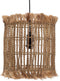Safaary - Bazar Bizar Hanglamp Naturel M Abaca Vogelkooi - 33x33 CM