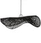 Safaary - Bazar Bizar Hanglamp Zwart Chapeau - 75x75 CM