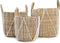 Safaary - Bazar Bizar Macrame Opbergmand Naturel Wit Small - 40x30 CM