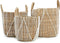 Safaary - Bazar Bizar Macrame Opbergmand Naturel Wit Small - 40x30 CM