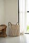 Safaary - Bazar Bizar Macrame Opbergmand Naturel Wit Small - 40x30 CM