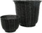 Safaary - Bazar Bizar Mand Hoog Zwart Large - 23x23 CM