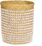 Safaary - Bazar Bizar Pandan Opbergmand Naturel Wit - 35x35 CM