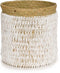 Safaary - Bazar Bizar Pandan Schelp Opbergmand Naturel Wit - 35x35 CM