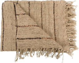Safaary - Bazar Bizar Plaid Beige Zwart - 130x170 CM