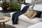 Safaary - Bazar Bizar Plaid Marine-zwart - 130x170 CM