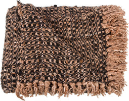 Safaary - Bazar Bizar Plaid Zwart Koper - 130x170 CM