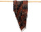 Safaary - Bazar Bizar plaid Zwart Oranje - 130x170 CM
