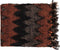 Safaary - Bazar Bizar plaid Zwart Oranje - 130x170 CM