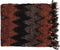 Safaary - Bazar Bizar plaid Zwart Oranje - 130x170 CM