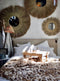 Safaary - Bazar Bizar Rotan Spiegel Naturel M - 65x65 CM