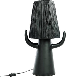 Safaary - Bazar Bizar Tafellamp Zwart Billy Bob - 25x19 CM