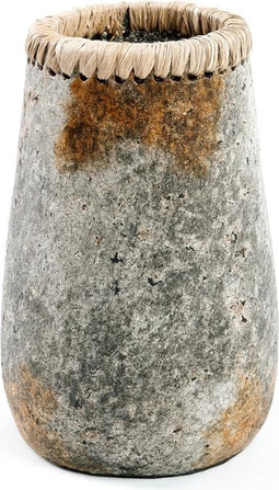 Safaary - Bazar Bizar Vaas Antiek Grijs S Sneaky - 14x14 CM