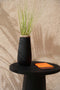 Safaary - Bazar Bizar Vaas Zwart Naturel L Sneaky - 14x14 CM