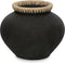 Safaary - Bazar Bizar Vaas Zwart Naturel L Styly - 33x33 CM