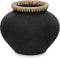 Safaary - Bazar Bizar Vaas Zwart Naturel M Styly - 29x29 CM